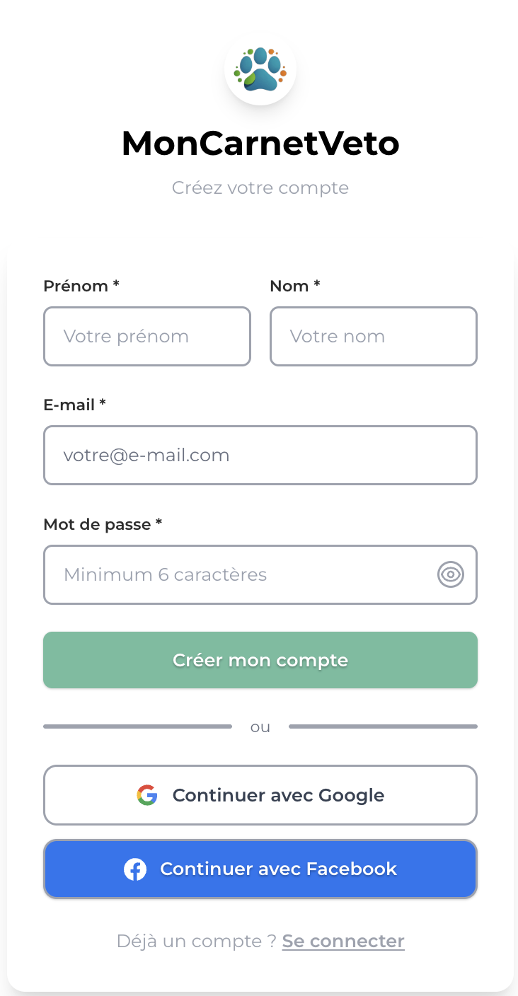 Étape 1: Inscrivez-vous en 30 secondes